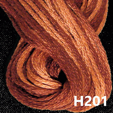 Overdyed Floss - 6 strand Skein - "H" (Heirloom) Collection