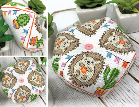 Hedgehog Biscornu: Animal Series (Out of Print)