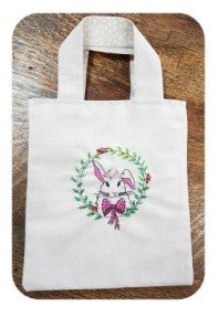 LITTLE TOTE - PINK BUNNY | PETIT TOTE - LAPIN ROSE