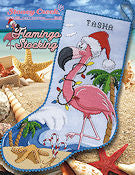 Flamingo Stocking - Leaflet 488