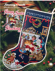 Sleepy Santa Stocking - Leaflet 589