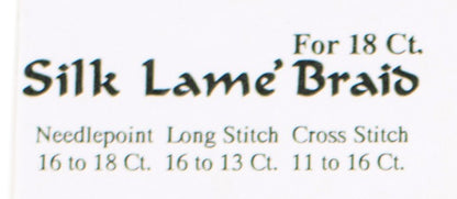 Silk Lame' Braid, Petit (Group 3) 201-300