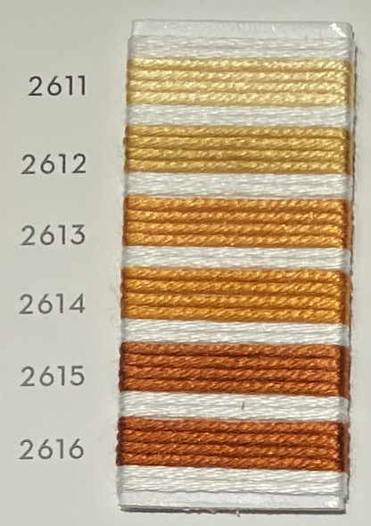 Soie d’Alger® - 5M skein - Orange Colour Range