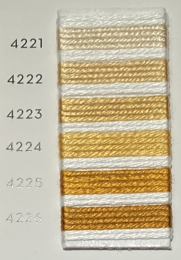 Soie d’Alger® - 5M skein - Orange Colour Range