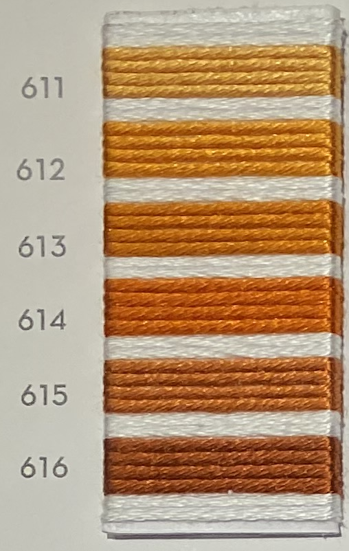 Soie d’Alger® - 5M skein - Orange Colour Range
