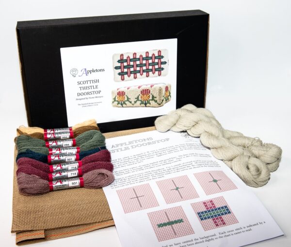 Scottish Thistle Doorstop - Appleton Tapestry Kit
