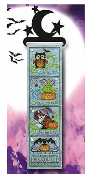 Screechy Halloween Banner: Screechy Owl