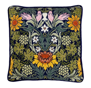 Sunflowers by William Morris - Tapestry Pillow Kit