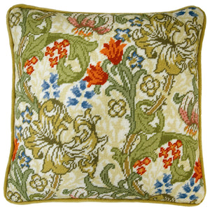 Golden Lily by William Morris - Tapestry Pillow Kit