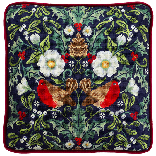 Winter Robins - Tapestry Pillow Kit