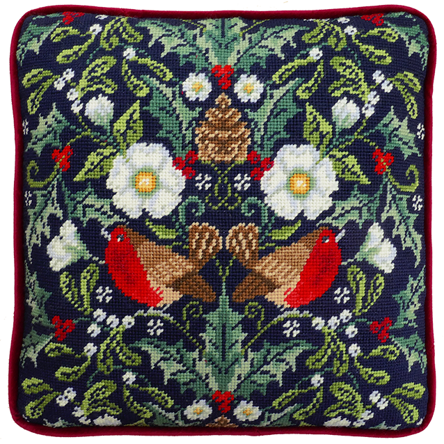 Winter Robins - Tapestry Pillow Kit