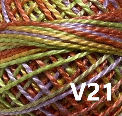 Perle Cotton - Size #12 Group 6 (V Collection)