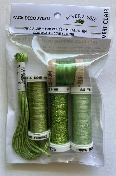 Pack Decouverte - Vert Clair | Light Green (Ovale/Surfine)