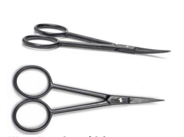 Waste Knot Curved Scissors
