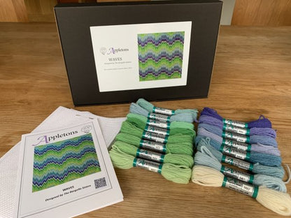The Bargello Sisters: Waves - Appleton Tapestry Kit