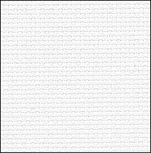 White (Silver Shimmer) - Aida - 16 count