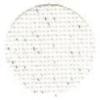 White (Metallic Silver) - Mono Canvas - 18 count