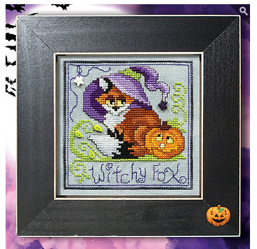 Screechy Halloween Banner: Witchy Fox
