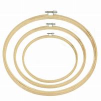 Embroidery Hoops - Basic Wooden (Plywood Old Style)