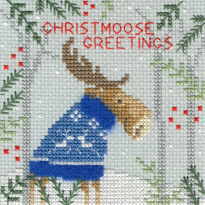 Xmas Moose - Christmas Card Kit