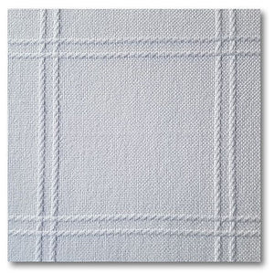 White - Anne Cloth style Afghan - 18 Count
