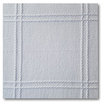 White - Anne Cloth style Afghan - 18 Count