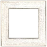 Antique White - Wooden - 6" x 6"