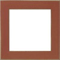 Rust Brown - Wooden - 6" x 6"