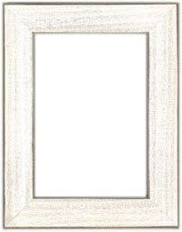 Antique White - Wooden - 5" x 7"