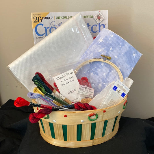 The Christmas Stitcher Gift Basket