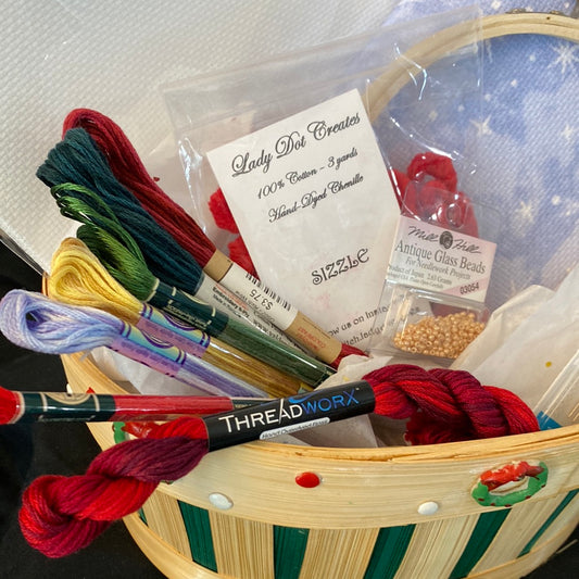 The Christmas Stitcher Gift Basket
