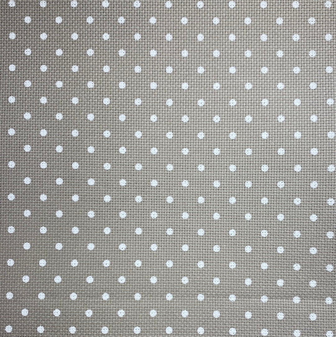 Creek Petit Point (White Dots) - Aida - 20 count (Discontinued Colour)