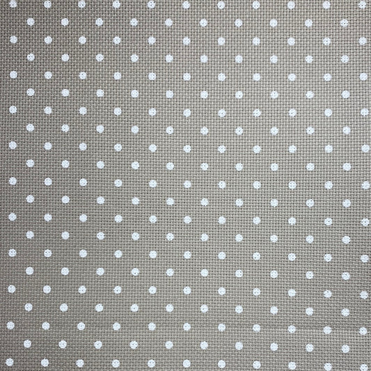 Creek Petit Point (White Dots) - Aida - 20 count (Discontinued Colour)