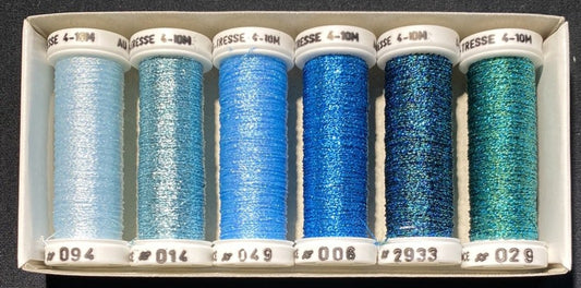 Les Tressés  4 | Braid #4 - Nuances BLEU ICE