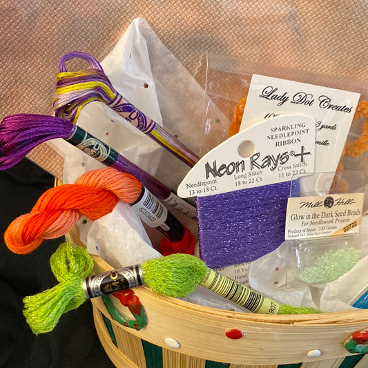 The Halloween Stitcher Gift Basket