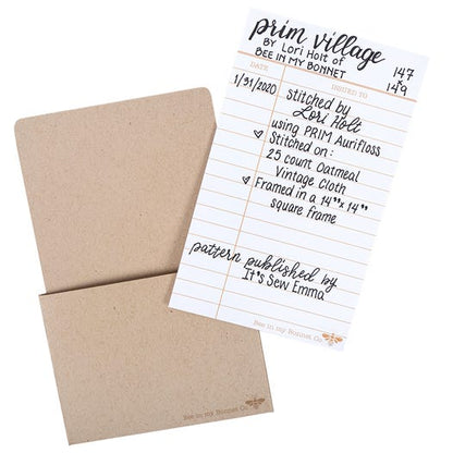 Library Card Label Pack (12)