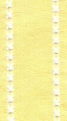 Yellow (Antique White) - Celeste Linen Banding 2" - 27 count