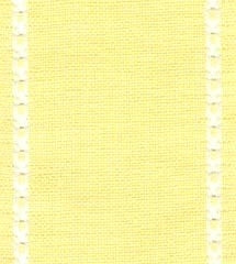 Yellow (Antique White) - Celeste Linen Banding 3.1" - 27 count
