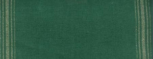 Green (Gold) - Ticking Stripe Linen Banding 8.7" - 27 count