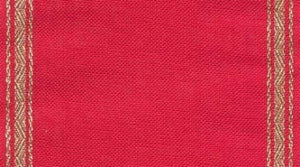 Red (Gold) - Pyramid Linen Banding 5.9" - 27 count