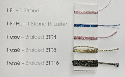 001 - Metallisé Au Sextant | Metallic Braid